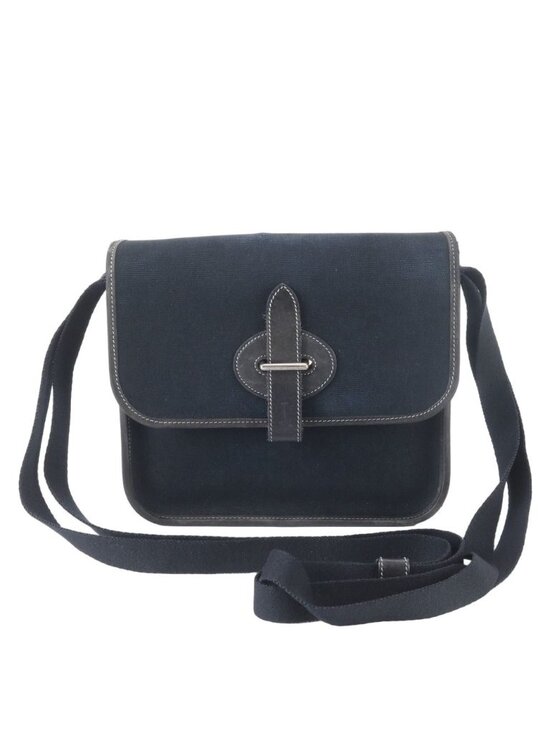 Hermes Handbags - Hermes Buena Ventura PM Leather Shoulder Bag Crossbody Black